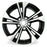 16" Set of 4 16x6.5 Machined Black Alloy Wheels For Nissan Sentra 2020-2022 OEM Quality Replacement Rim