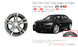 20" Single 20x10 Rear Wheel For BMW 5-Series 7-Series 2009-2015 Silver OEM Design Replacement Rim