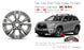 Brand New Single 18" 18x7.5 Alloy Wheel For Toyota Hinghlander 2014-2019 Machined Gray OEM Quality Replacement Rim