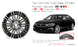 For Front BMW 530e 530i 540i M550i OEM Design Wheel 19" 2017-2020 Machined Orbit Gray Brand New Single 19X8 Alloy Replacement Rim