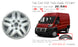 For Dodge RAM Promaster 1500 2500 3500 VAN OEM Design Wheel 16" 2014-2022 16x6 SILVER Single Replacement Rim 53340264 68244971AA