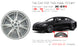 For Tesla Model S OEM Design Wheel 19" 2020-2023 19x8.5 Silver Single Replacement Rim 148628500-A