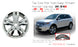 For Ford Edge Chrome Clad OEM Design Wheel 20" 20x8 2011 2012 2013 2014 Single Replacement Rim 3847 03847