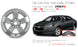 For Chevrolet Malibu Limited OEM Design Wheel 16" 16x7.5 2013-2016 Silver Single Replacement Rim