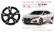 For Nissan Sentra OEM Design Wheel 18" 18x7.5 2020-2023 Machined Black Single Replacement Rim