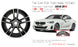 For FRONT BMW 2 Series, 3 Series & 4 Series OEM Design Wheel 19" 19x8 2019-2024 Machined Black Single Replacement Rim