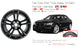 Brand New Single 20" 20x10 Rear Wheel For BMW 5-Series 7-Series 2009-2015 GLOSS BLACK OEM Quality Replacement Rim