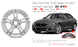 Brand New Single 18" Front Wheel For 2012-2020 BMW 3 & 4 SERIES ACTIVEHYBRID Silver OEM Design Replacement Rim