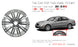 FRONT For Mercedes E350 E550 OEM Design Wheel 18" 18x8.5 2007-2009 Machined Silver Single Replacement Rim