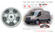 For Ford Transit 150 250 350 OEM Design Wheel 16" 2017-2021 16x6.5 Silver Single Replacement Rim HK411007AA