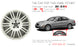 REAR For Mercedes E350 E550 OEM Design Wheel 18" 18x9 2007-2009 Silver Single Replacement Rim