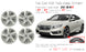 For Honda Civic OEM Design Wheel 17" 17X7 2016-2021 Silver Set of 4 Replacement Rim