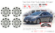 For Honda Civic OEM Design Wheel 16" 16X6.5 Machined Grey 2009-2011 Set of 4 Replacement Rim