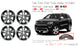 20" SET OF 4 New Wheels For 2014 2015 2016 Jeep Grand Cherokee POLISHED GRAY OEM Quality Replacement RIM