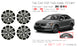 For Volkswagen Jetta OEM Design Wheel 16" 16x6.5 2015-2018 Machined Black Set of 4 Replacement Rim
