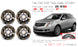 20" 20x8 SET OF 4 Brand New Alloy Wheels for Cadillac SRX 2010-2013 Chrome Clad Cover OEM Quality Replacement Rim
