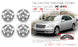 For LEXUS LS430 OEM Design Wheel 18" 18x7.5 2004-2006 Hyper Silver Set of 4 Replacement Rim
