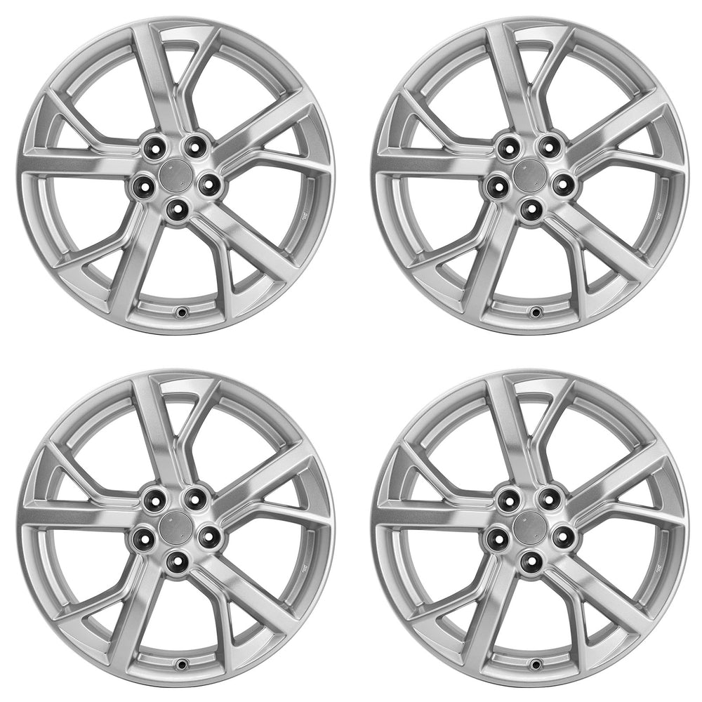 Set of 4 New 19" 19x8 Silver Hyper Alloy Wheels For 2012 2013 2014 Nissan Maxima OEM Design Replacement Rim