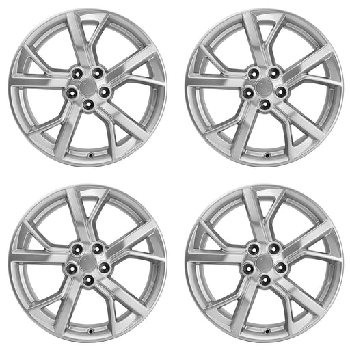 Set of 4 New 19" 19x8 Silver Hyper Alloy Wheels For 2012 2013 2014 Nissan Maxima OEM Design Replacement Rim