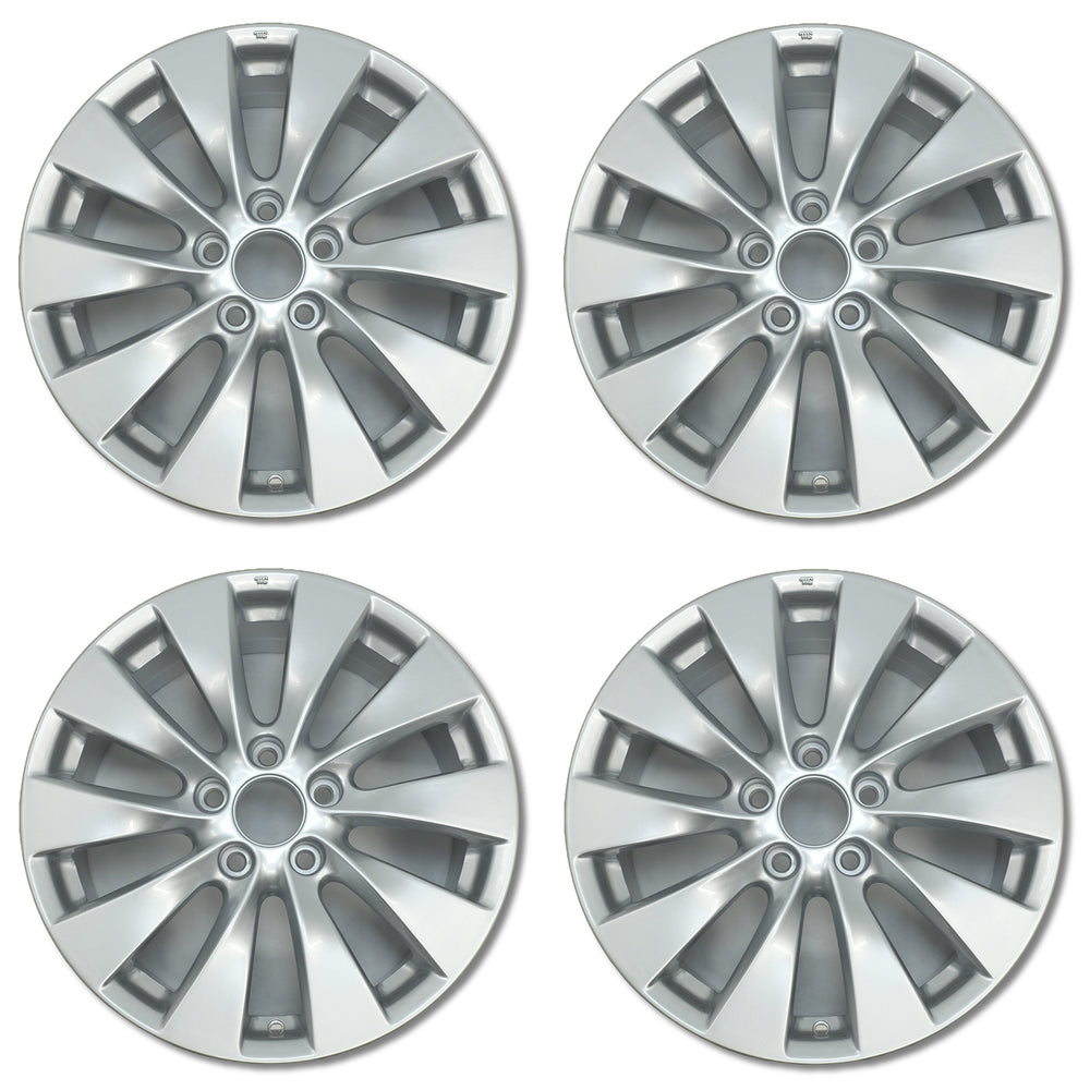 For Honda Accord OEM Design Wheel 17" 17x7.5 2013-2015 Silver Set of 4 Replacement Rim 42700T2AA92 42700T2AA91 T2A17075B