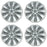 For Honda Accord OEM Design Wheel 17" 17x7.5 2013-2015 Silver Set of 4 Replacement Rim 42700T2AA92 42700T2AA91 T2A17075B