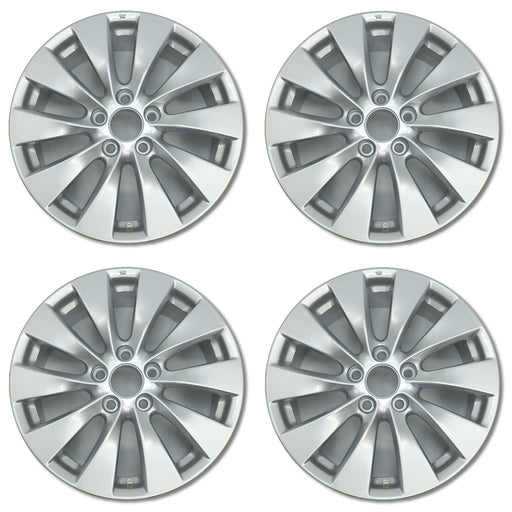 For Honda Accord OEM Design Wheel 17" 17x7.5 2013-2015 Silver Set of 4 Replacement Rim 42700T2AA92 42700T2AA91 T2A17075B