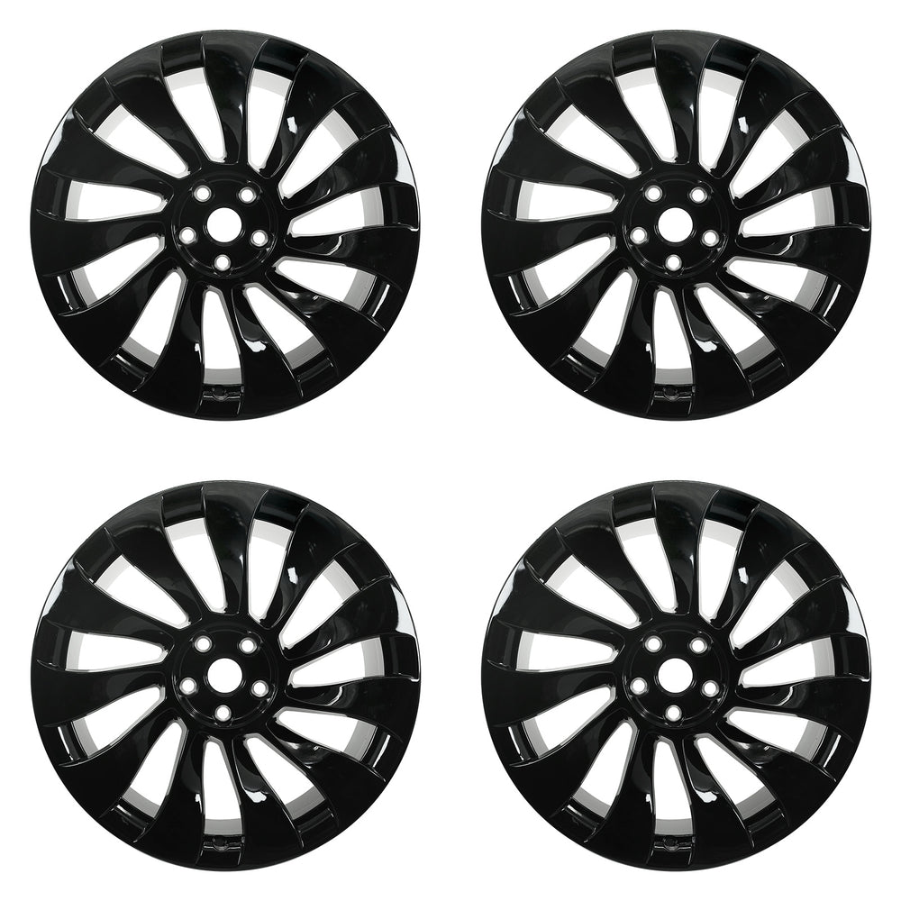 For Tesla Model 3 OEM Design Wheel 20" 20X9 2021-2023  GLOSS BLACK Set of 4 Replacement Rim