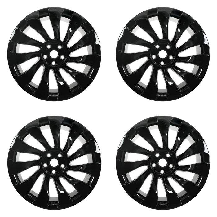 For Tesla Model 3 OEM Design Wheel 20" 20X9 2021-2023  GLOSS BLACK Set of 4 Replacement Rim