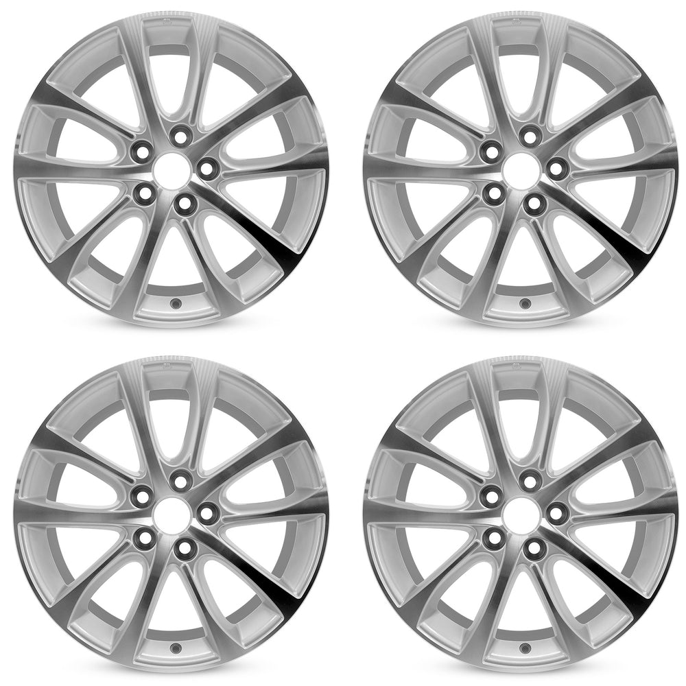 For Toyota Avalon OEM Design Wheel 18" 18x7.5 2013-2015 Machined Silver Set of 4 Replacement Rim