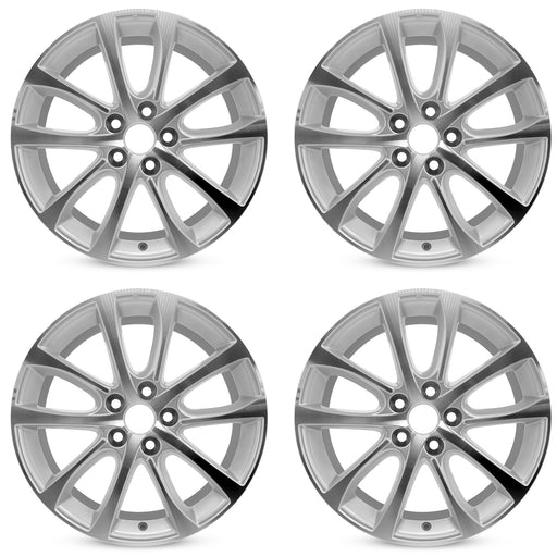 For Toyota Avalon OEM Design Wheel 18" 18x7.5 2013-2015 Machined Silver Set of 4 Replacement Rim