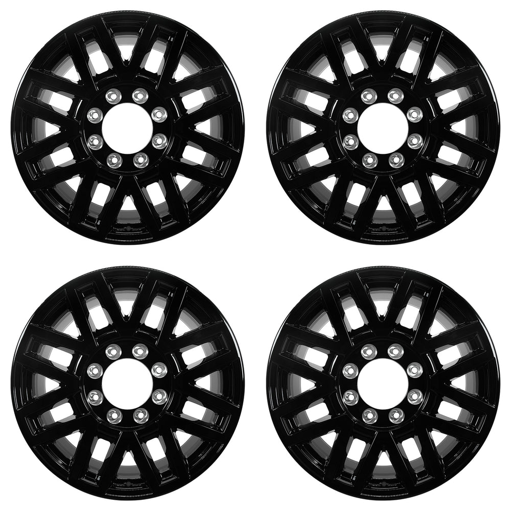 For Ford F250 F350 SRW OEM Design Wheel 20" 2018-2022 20x8 Gloss Black Set of 4 Replacement Rim