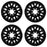 For Ford F250 F350 SRW OEM Design Wheel 20" 2018-2022 20x8 Gloss Black Set of 4 Replacement Rim