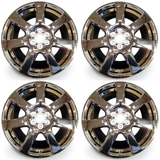 20" 20x8 SET OF 4 Brand New Alloy Wheels for Cadillac SRX 2010-2013 Chrome Clad Cover OEM Quality Replacement Rim