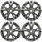 For Nissan Rogue OEM Design Wheel 18" 18x7 2017-2020 Machined Charcoal Set of 4 Replacement Rim