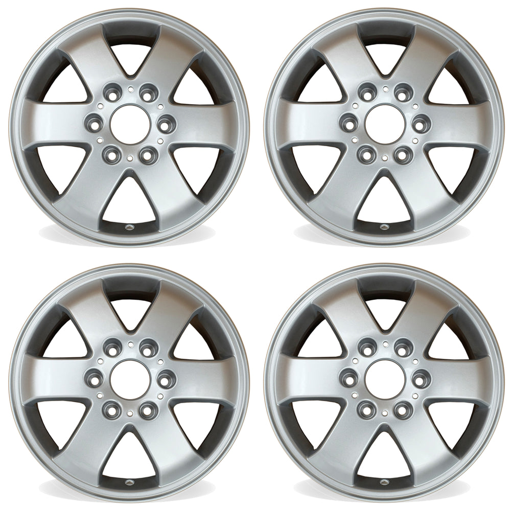 16” Set of 4 16x6.5 Silver Wheels for Mercedes-Benz Sprinter 1500 2500 2014-2023 OEM Design Replacement Rim