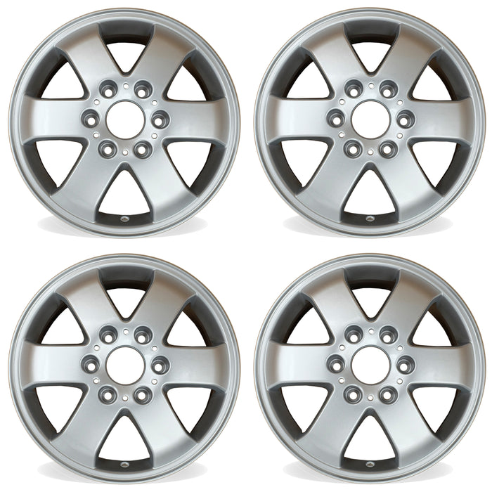 16” Set of 4 16x6.5 Silver Wheels for Mercedes-Benz Sprinter 1500 2500 2014-2023 OEM Design Replacement Rim