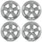 For Chevrolet Malibu Limited OEM Design Wheel 16" 16x7.5 2013-2016 Silver Set of 4 Replacement Rim