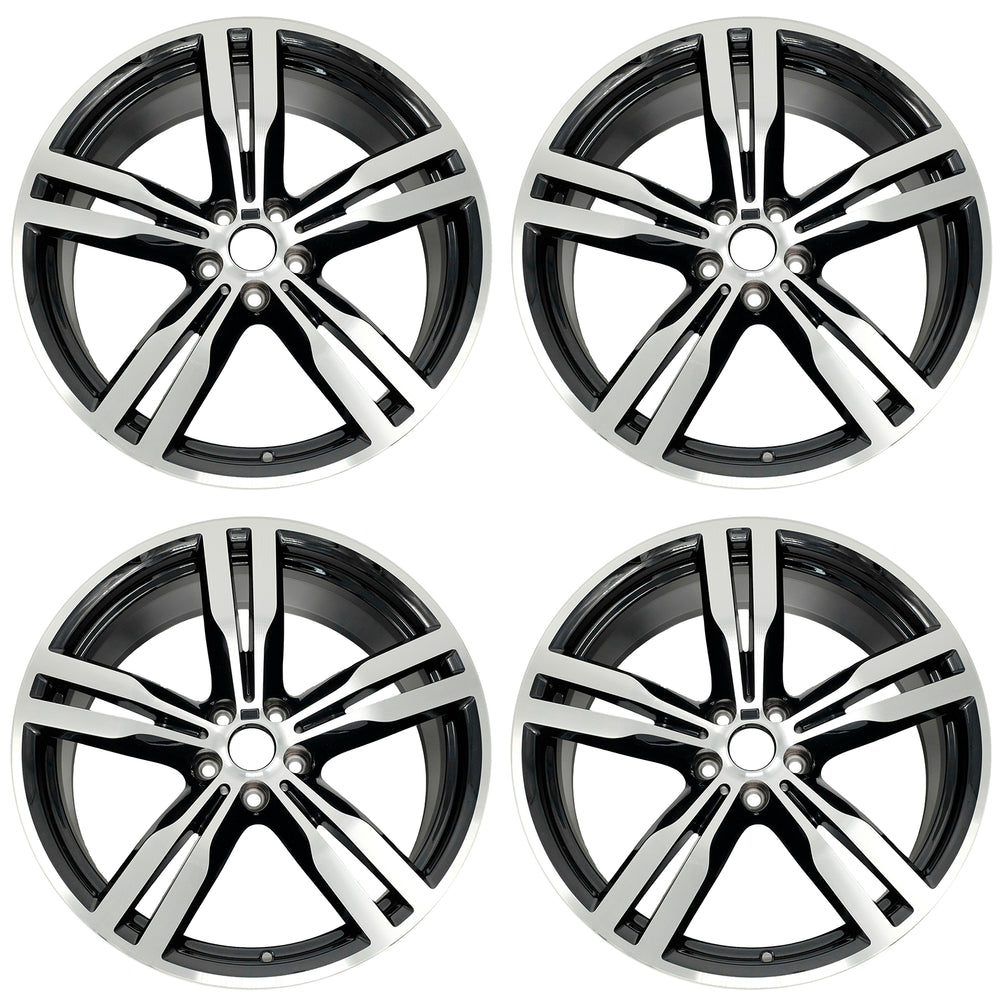 For BWM 6-Series 7-Series OEM Design Wheel 2016-2020 20" 20X8.5 Machined Black SET OF 4 Replacement Rim