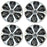 For Ford F150 Pickup OEM Design Wheel 20" 2015-2020 Machined Charcoal Set of 4 Replacement Rim HL341007JA