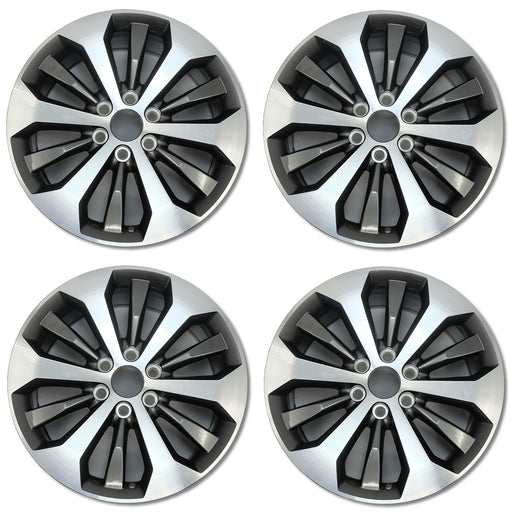 For Ford F150 Pickup OEM Design Wheel 20" 2015-2020 Machined Charcoal Set of 4 Replacement Rim HL341007JA