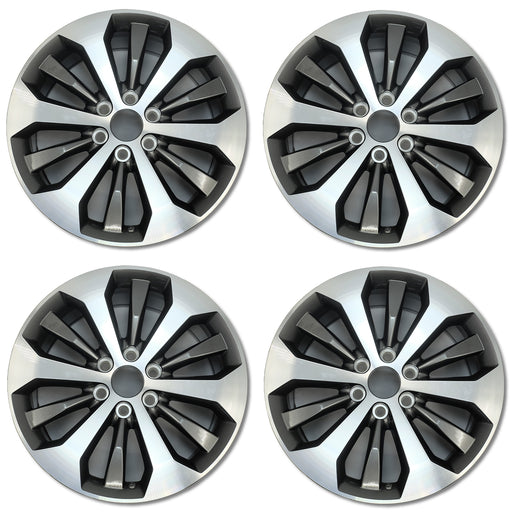 For Ford F150 Pickup OEM Design Wheel 20" 2015-2020 Machined Charcoal Set of 4 Replacement Rim HL341007JA