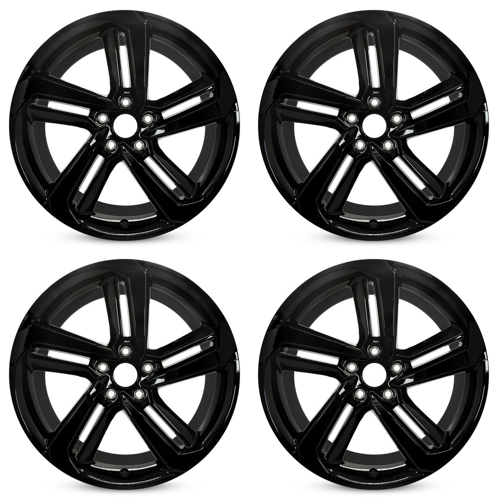 For Honda Accord OEM Design Wheel 19" 19x8.5 2018-2022 All Black Set of 4 Replacement Rim