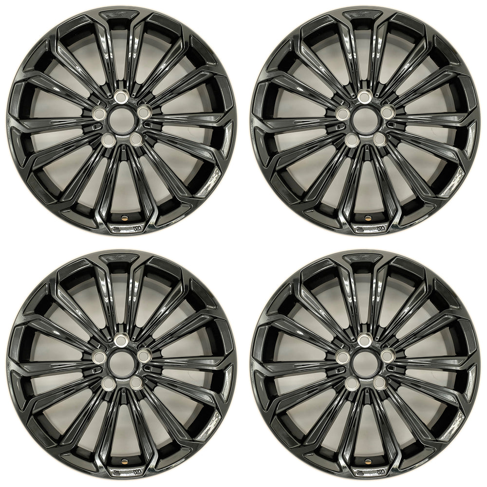 For Toyota Corolla OEM Design Wheel 17” 17x7 2014-2016 GLOSS BLACK Set of 4 Replacement Rim