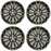 For Toyota Corolla OEM Design Wheel 17” 17x7 2014-2016 GLOSS BLACK Set of 4 Replacement Rim