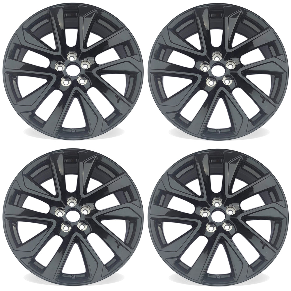 18" Set of 4 18x8 All Black Alloy Wheels For Toyota Corolla 2019-2022 OEM Design Replacement Rim