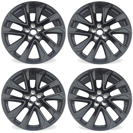 18" Set of 4 18x8 All Black Alloy Wheels For Toyota Corolla 2019-2022 OEM Design Replacement Rim