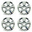Set of 4 New 19" 19X7.5 Wheels With Chrome Clad Cover for 2014-2019 Toyota Highlander OEM Style Replacement Rim