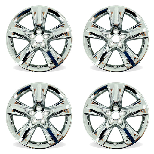 Set of 4 New 19" 19X7.5 Wheels With Chrome Clad Cover for 2014-2019 Toyota Highlander OEM Style Replacement Rim