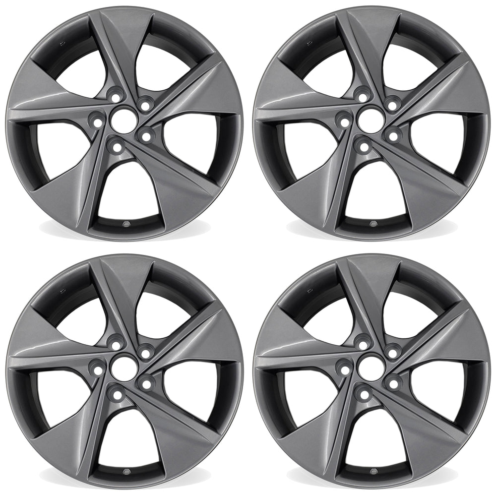 18” SET OF 4 NEW 18x7.5 GREY Wheels for TOYOTA CAMRY 2012-2014 OEM Design Replacement Rim