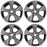 18” SET OF 4 NEW 18x7.5 GREY Wheels for TOYOTA CAMRY 2012-2014 OEM Design Replacement Rim
